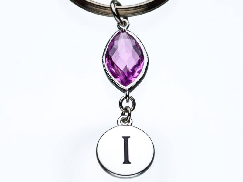 Lavendel Crystal Marquise Schlüsselbund, Gem-Schlüsselanhänger, Anfängliche Keychain, Personalisierte Schlüsselanhänger, Benutzerdefinierte Lavendel Crystal Marquise Schlüsselbund, Gem-Schlüsselanhänger, Anfängliche Keychain, Personalisierte Schlüsselanhänger, Benutzerdefinierte von promisemeeverything2