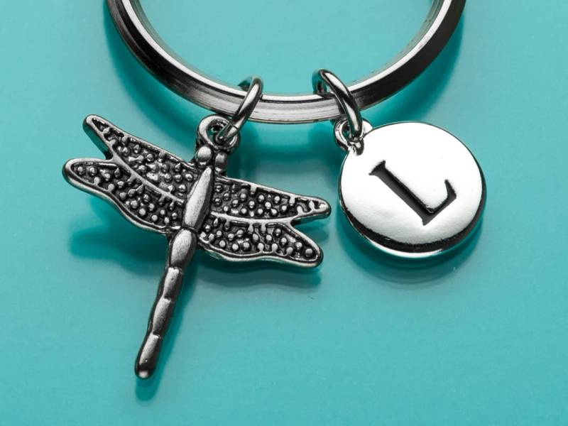 Libelle Schlüsselanhänger, Garten Charme, Erste Personalisierte Benutzerdefinierte Charme 109 von promisemeeverything2