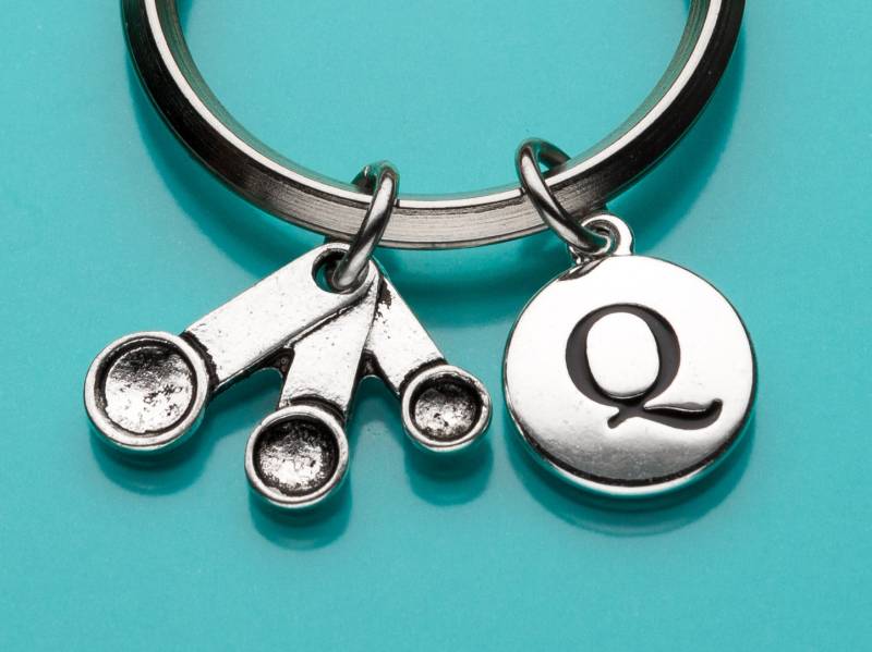 Messen Löffel Keychain, Mess-Löffel-Schlüsselring, Keyring, Bäckerei Benutzerdefinierte Ausrüstung, Personalisierte Keychain 636 von promisemeeverything2