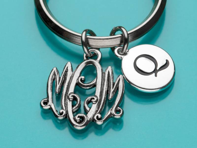 Mutter Charme Schlüsselbund, Mom-Charme-Schlüsselanhänger, Charme, Anfängliche Keychain, Personalisierte Benutzerdefinierte Keychain 397 von promisemeeverything2