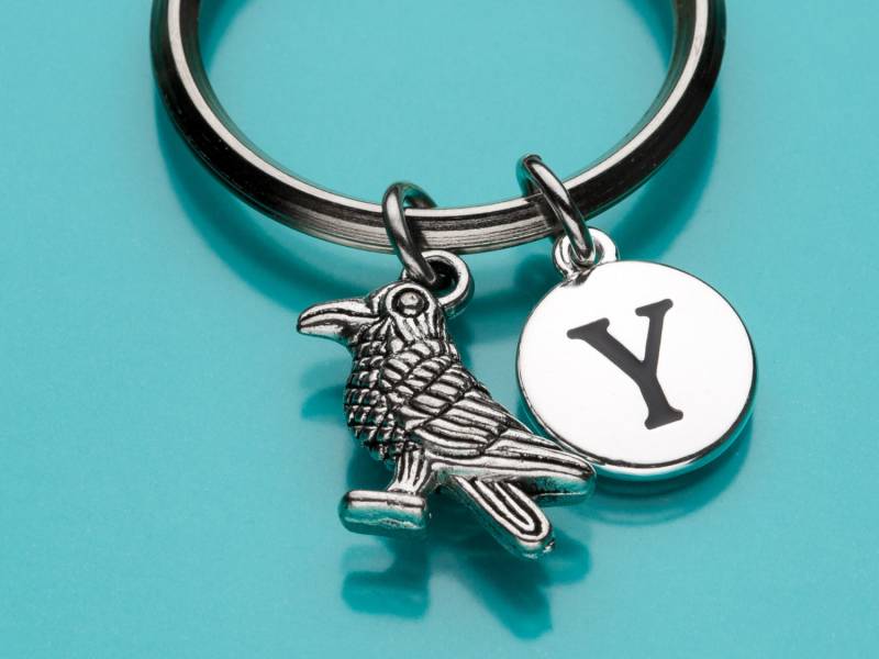 Rabe Schlüsselanhänger, Schlüsselring Rabe, Vogel Charme, Nevermore, Keychain, Erste Personalisierte Benutzerdefinierte Keychain Charme 128 Rabe Schlüsselanhänger, Schlüsselring Rabe, Vogel Charme, Nevermore, Keychain, Erste Personalisierte Benutzerdefinierte Keychain Charme 128 von promisemeeverything2