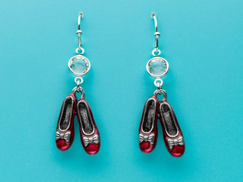 Rubinschuhe Ohrringe, Eis-Kristall Dorothys Wizard Of Oz Geschenk, Ohrringe Baumeln, Geschenke Für Sie, 305 von promisemeeverything2