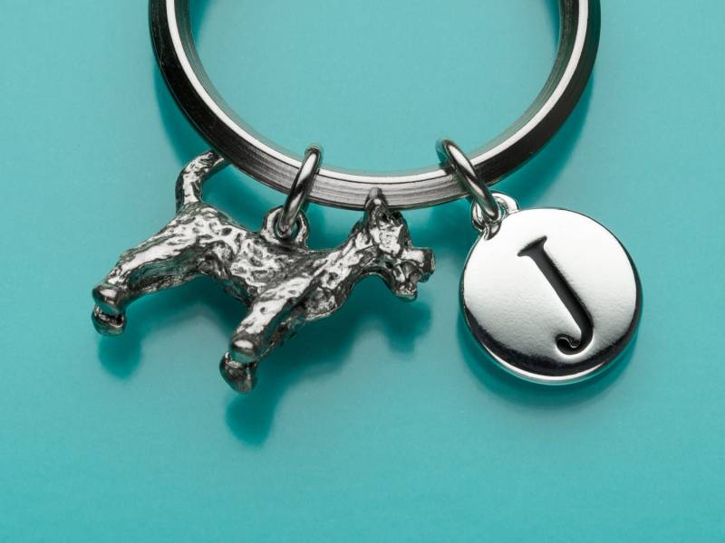 Schnauzer Schlüsselanhänger, Hund Charme, Erste Personalisierte Benutzerdefinierte Charme 314 von promisemeeverything2