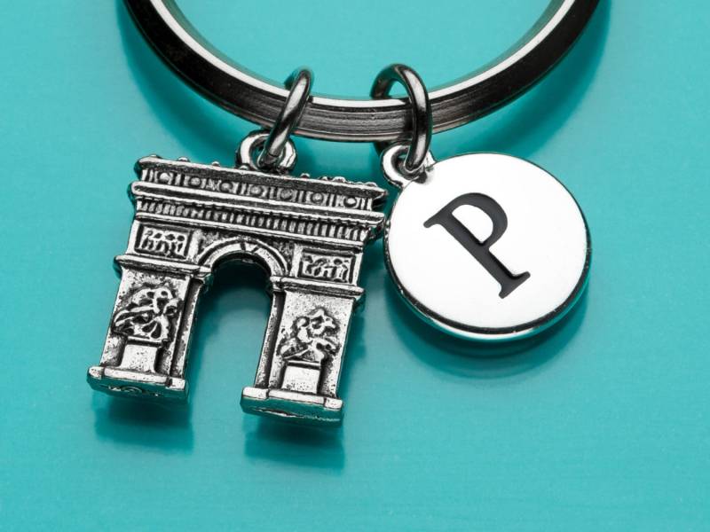 Triumphbogen Arc De Triomphe-Schlüsselanhänger, Paris Souvenir, Anfängliche Schlüsselbund, Personalisierte Schlüsselanhänger, Custom Keychain, 15 von promisemeeverything2