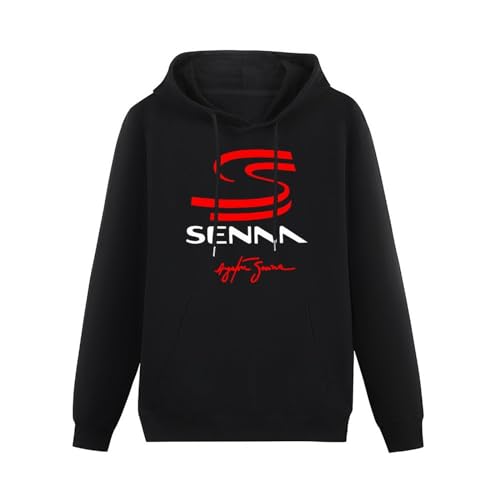 propr Black Hoodie Ayrton Senna Brazil Formula Good Male Hoody Black L von propr