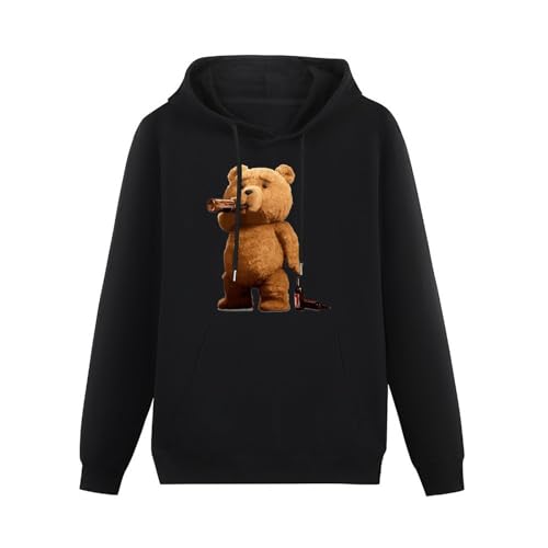 propr Hoodie Ted Drink Beer Bear Beer Movie The Happiness is Have My Hoody New Men's Tops Hipster Hoodies Black 3XL von propr