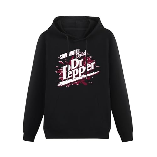 propr Men Hoody Save Water Drink Dr. Pepper Long Sleeve Hoody Black M von propr