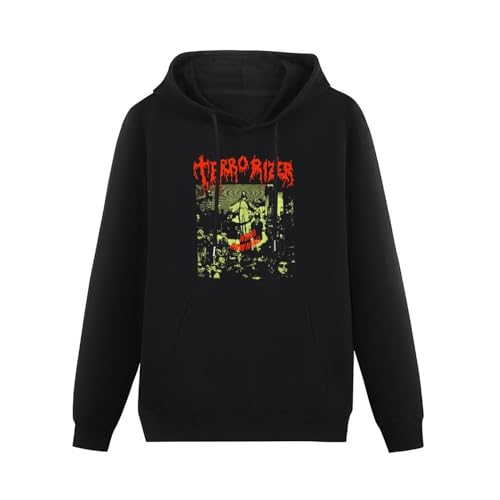 propr Terrorizer World Downfall Graphic Hoodie Printed Hoody Fashion for Men Black L von propr