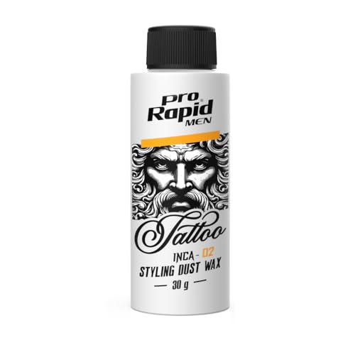 Pro Rapid Tattoo Series Inca 02 Hair Styling Powder Wax 30 g - Styling Staubwachs - Mattierend, Texturgebend, Verdichtend - Volumengebendes Haarpuderwachs Pro Rapid Tattoo Series Inca 02 Hair Styling Powder Wax 30 g - Styling Staubwachs - Mattierend, Texturgebend, Verdichtend - Volumengebendes Haarpuderwachs von Pro Rapid Men