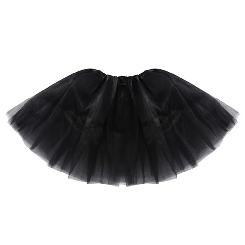 Tüllrock, Damen Karneval Kostüm Tüllrock Damen Tütü Minirock Tanzkleid 50er 60er Damen Tütü Rock Petticoat Unterrock für Karneval Party Fasching Kostüm Cosplay Kostüm von prota