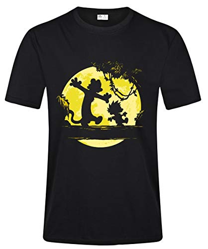 No Worries Calvin and Hobbes T Shirt Mens Fashion Casual 100% Cotton T Shirts for Men von PROUD