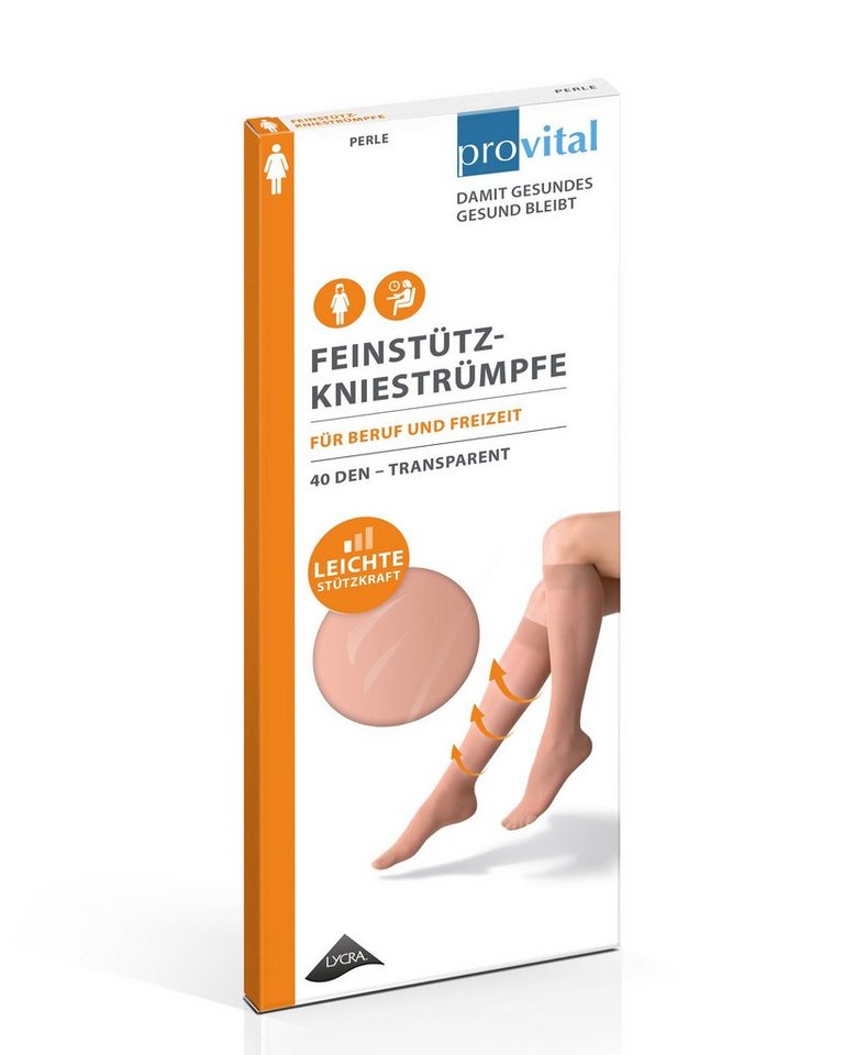 provital Socken 1000A120038 provital 40 DEN Damen Feinstützstrumpf abnehmende leichte Kompressionen für vitale Beine gegen müdes, schweres Gefühl von provital