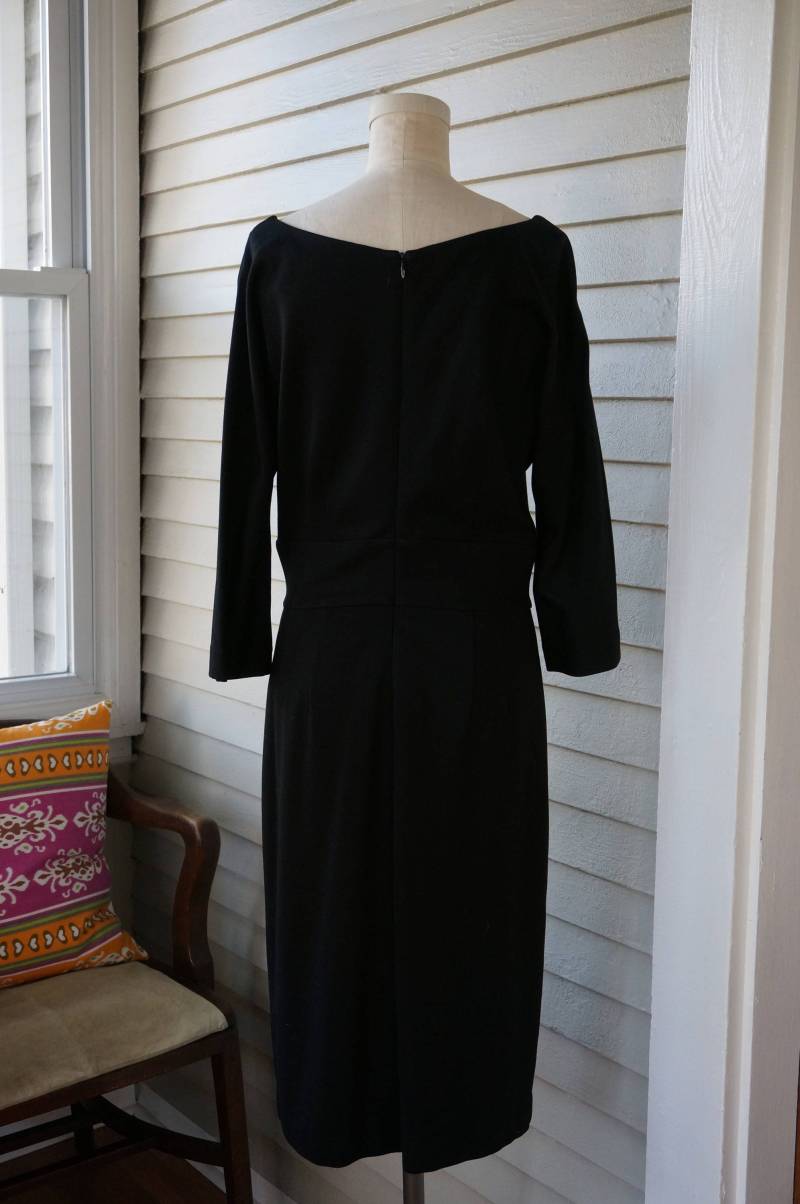 Trina Turk lbd U-Ausschnitt, Dolman Ärmel Kleines Schwarzes Kleid von pspecial5