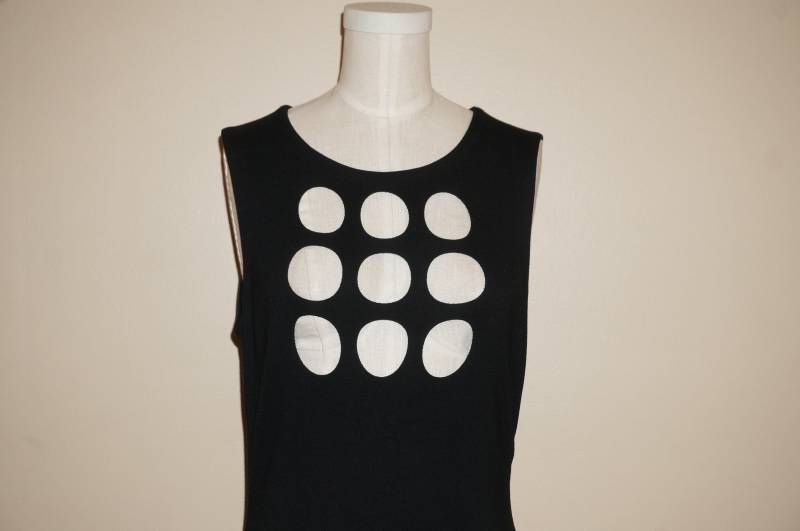 Vintage 80Er Jahre Cynthia Rowley lbd Circle Cut-Out Bodycon Dress Sz 2 von pspecial5