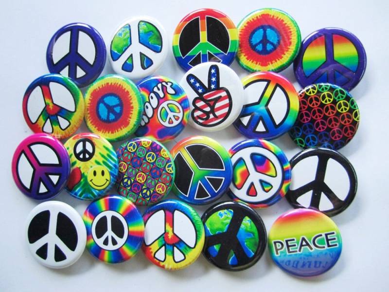 Psychedelic Peace & Love 24 Pin-Back Buttons 3, 25 Mm Groovy Buttons Psychedelic Peace & Love 24 Pin-Back Buttons 3, 25 Mm Groovy Buttons von psychedelictara