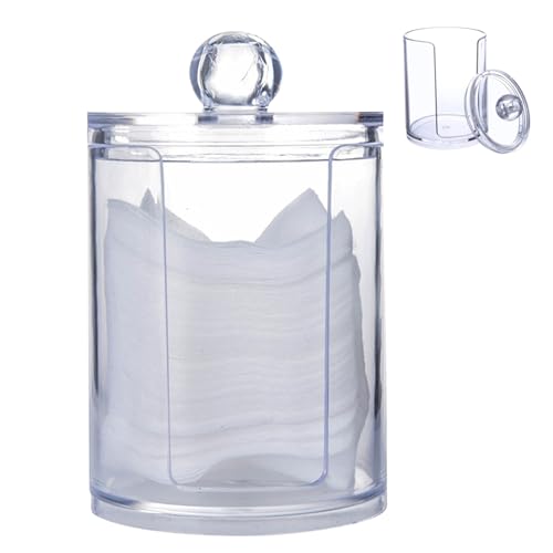 Cotton Tupferhalter 1pc Qtip Halter Dispenser Badezimmer Clear Jar Organizer Kunststoff Acrylhülle für Baumwollkugeln Kosmetische Werkzeuge und Zubehör von ptumcial