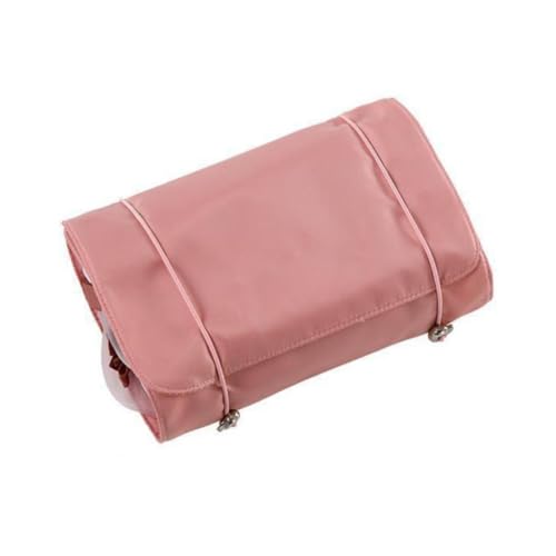 Toilettenbeutel klarer kosmetischer Tasche tragbare Make -up -Taschen Abnehmbarer Reisewaschbeutel für Frauen Geschenk rosa Kosmetikbeutel von ptumcial