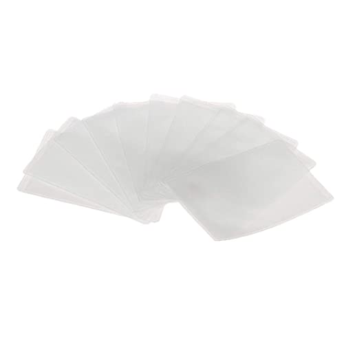 ptumcial Kartenabdeckung Transparent Anti -Wear -Kartenabdeckung Anti -Magnet -ID -Kartenabdeckung Gefriert Leere Kartenschutzhülle Clear 10pcs von ptumcial