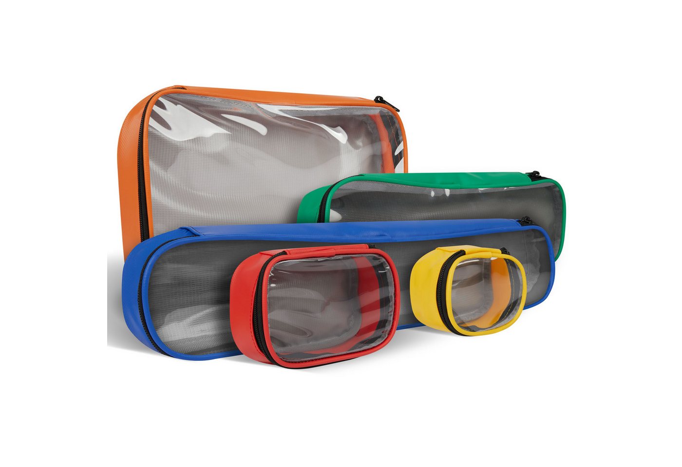 pulox Erste-Hilfe-Set Modultasche div. Farben mit Klarsichtfenster und Klettstreifen von pulox