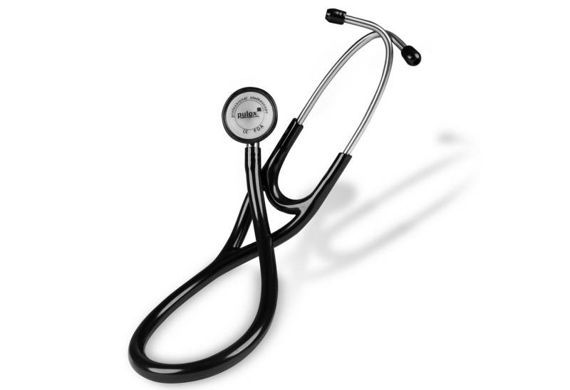 pulox Stethoskop Professionelles Kardiologie Stethoskop mit Doppelkopf aus Edelstahl von pulox