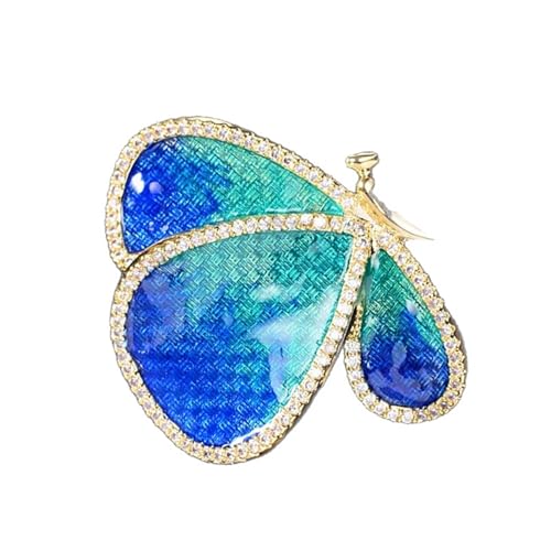 Elegante Brosche in Schmetterlingsform, sicherer Verschluss, Legierung, Schmuck, vielseitiges Outfit, Verzierung für besondere Anlässe, leichte Metalllegierung, Schmetterlingsnadel von pumpumlia