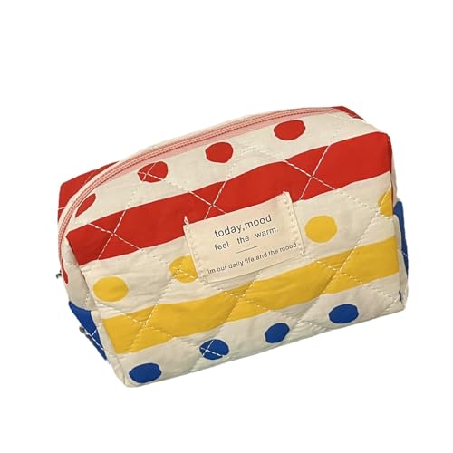 Kulturbeutel in Regenbogenfarben, modische Make-up-Tasche, Handtasche, Reise-Kosmetiktasche, Make-up-Tasche für Frauen und Mädchen, Regenbogen-Make-up-Tasche, Achteckige Packung, Mass Beauty von pumpumlia