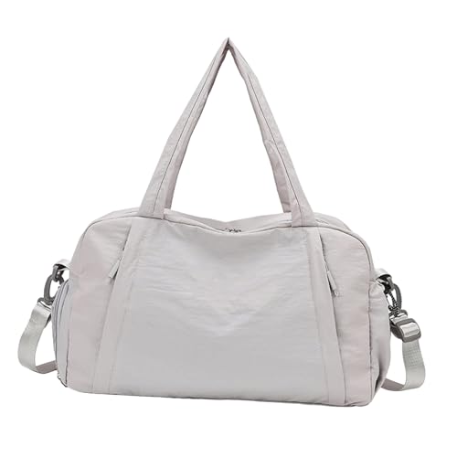 Multifunktionale, wasserabweisende Trainingstasche mit belüftetem Schuhfach für Laufen, Outdoor-Aktivitäten, Turnbeutel, grau, Mass Beauty von pumpumlia