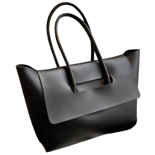 PU-Tragetasche, stilvolle übergroße Damen-Tasche mit großem Fassungsvermögen, vielseitiges Büro, Schule und Reisen, Geschenk, großes Fassungsvermögen und leicht zu reinigen, vielseitig, geräumig, für von pumpumlia