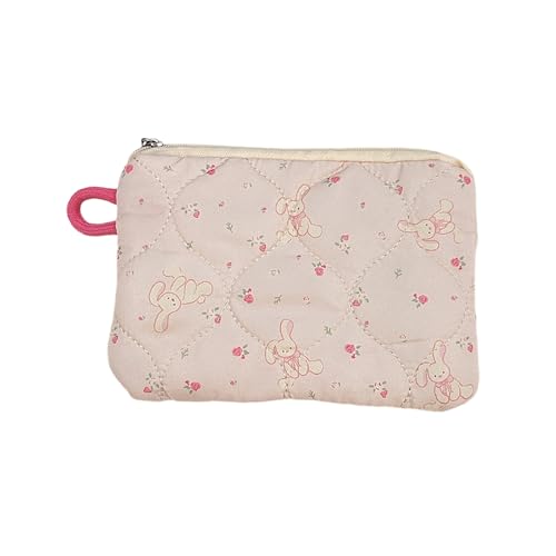 Reise-Make-up-Tasche, gesteppt, Kosmetiktasche, Cartoon-Hautpflege-Organizer, kleine Reißverschlüsse, schöne Kulturbeutel, Münzgeldbörse, Kulturbeutel, Cartoon-Make-up-Tasche, Kulturbeutel von pumpumlia