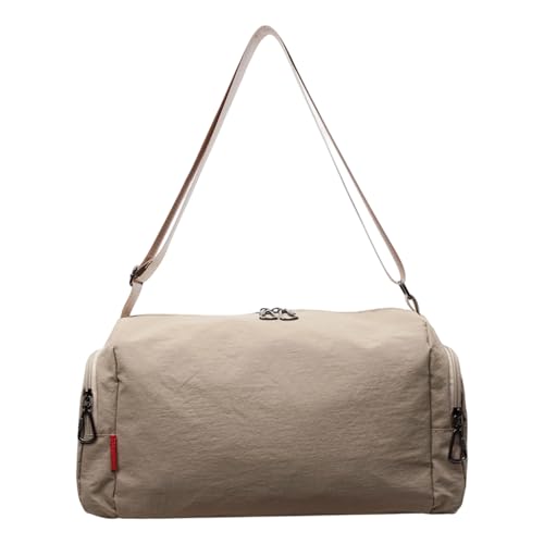 Sport-Turnbeutel, faltbar, Reisetasche, Handgepäcktasche für Damen und Mädchen, wasserdicht, für Yoga, Sport, Turnbeutel, khaki, Mass Beauty von pumpumlia