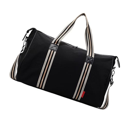 Sporttasche, faltbar, Reisetasche, Handgepäcktasche für Damen und Mädchen, wasserdicht, über Nacht, für Yoga, Reisen, Schwarz , Mass Beauty von pumpumlia