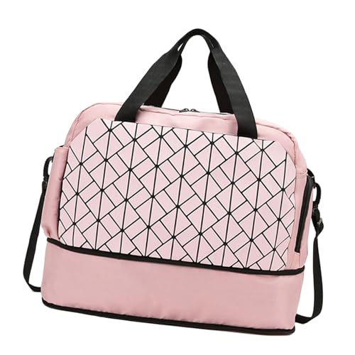 Sporttasche für Damen und Mädchen, Reisetasche, leicht, für Wochenende, wasserabweisend, Geschenk für die Nacht, D, Mass Beauty von pumpumlia