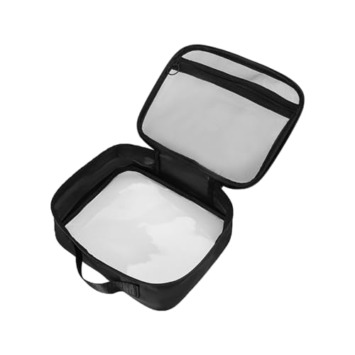 Tragbare Reise-Kulturbeutel, transparent, PVC, Make-up-Tasche, Reise-Kosmetiktasche, Make-up-Tasche mit Reißverschluss für Damen, Toilettenartikel, Make-up-Taschen, C, Mass Beauty von pumpumlia
