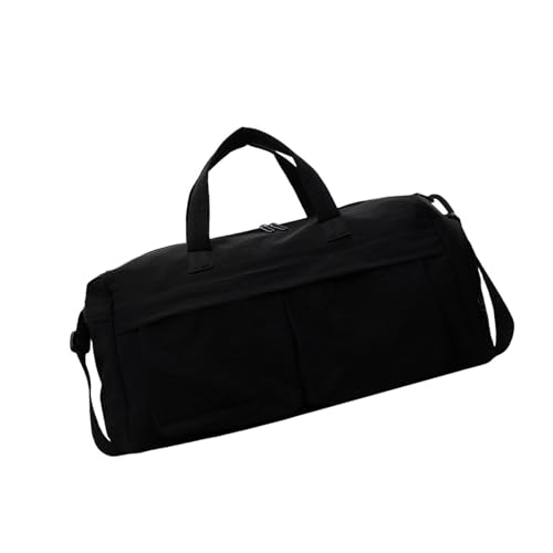 Wasserdichte Reisetasche für Damen, Sport, Fitnessstudio, Übernachtung, Schultertasche, Reisetasche, Schwarz , Mass Beauty von pumpumlia