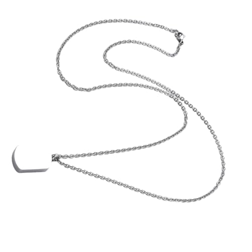 pumpumlia Diskreter Urnenschmuck zur Aufbewahrung von Asche mit verstärktem Mechanismus und Stahloberflächen, Edelstahl-Gedenkurnen-Anhänger, Halskette, Einheitsgröße, Wie beschrieben, Wie beschrieben von pumpumlia