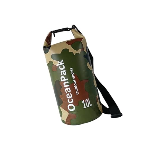 pumpumlia Dry Bag Praktische Aufbewahrungstasche, auslaufsicher, Trockensäcke, Aufbewahrung für Camping, Ausrüstung, Reiseartikel, auslaufsicher, faltbar, Eimersäcke für Damen, Grün., Einheitsgröße von pumpumlia