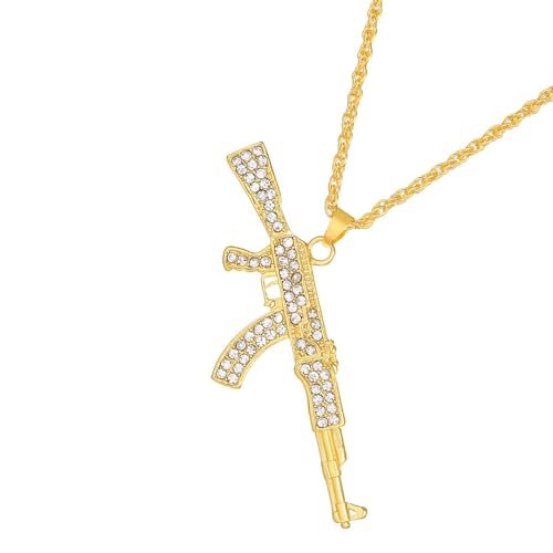 pumpumlia Moderner Halsschmuck, Brillantschliff-Diamanten auf leichter Legierungskette, Hipster, Streetwear, Diamant-Accessoire, stabile Legierung, Herren-Halskette, Einheitsgröße, Wie beschrieben pumpumlia Moderner Halsschmuck, Brillantschliff-Diamanten auf leichter Legierungskette, Hipster, Streetwear, Diamant-Accessoire, stabile Legierung, Herren-Halskette, Einheitsgröße, Wie beschrieben von pumpumlia