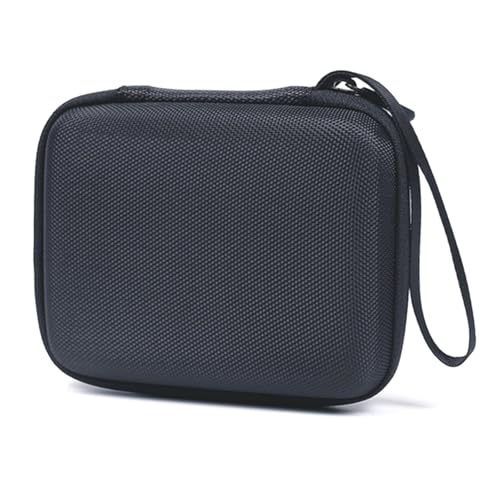 pumpumlia Plektrum-Tasche mit großem Fassungsvermögen, tragbare Plektrumbox, Aufbewahrungs-Organizer, Musikinstrument-Zubehör, Gitarrenplektren, leicht zu tragen, Schwarz von pumpumlia