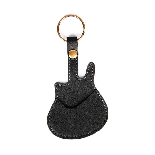 pumpumlia Sammeltasche für Gitarrenplektren, Organizer, Form, multifunktionale Aufbewahrungstasche, tragbare Gitarrenplektrum-Tasche für Musiker, Schwarz von pumpumlia