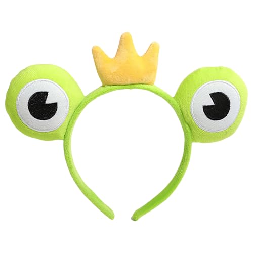 pumpumlia Stilvolle Frosch-Kopfbedeckung, Abschlussball, Geburtstag, lustige Kopfbedeckung, Halloween-Kronen, bezaubernde Haar-Kopfbedeckung, Kinder-Haarschmuck pumpumlia Stilvolle Frosch-Kopfbedeckung, Abschlussball, Geburtstag, lustige Kopfbedeckung, Halloween-Kronen, bezaubernde Haar-Kopfbedeckung, Kinder-Haarschmuck von pumpumlia