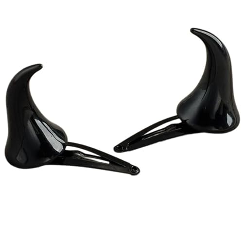 pumpumlia Teufelshorn Haarspange Halloween Cosplay Kostüm Kopfbedeckung Zubehör Party Dress Up Requisiten Teufelshorn Haarspangen Haarspange von pumpumlia