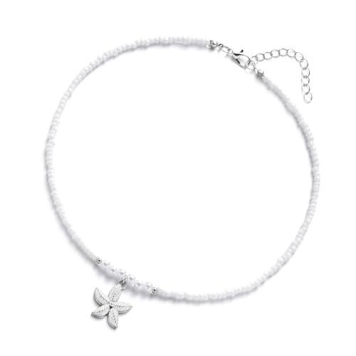 pumpumlia Tragbare Seestern-Perlen-Halskette mit Verlängerung für den täglichen Gebrauch und besondere Anlässe, Muschelschmuck, Einheitsgröße, Wie beschrieben, Wie beschrieben pumpumlia Tragbare Seestern-Perlen-Halskette mit Verlängerung für den täglichen Gebrauch und besondere Anlässe, Muschelschmuck, Einheitsgröße, Wie beschrieben, Wie beschrieben von pumpumlia