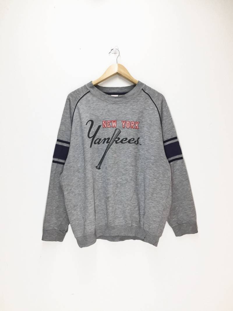 Seltene Vintage New York Yankees Pullover/90Er Jahre Sweatshirt Baseball-Team Sportbekleidung Activewear Große Größe von punklabi88