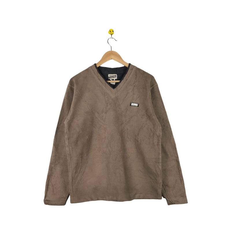 Seltener Vintage Volcom Fleece Pullover/style Design Zipper Up Kleine Größe von punklabi88