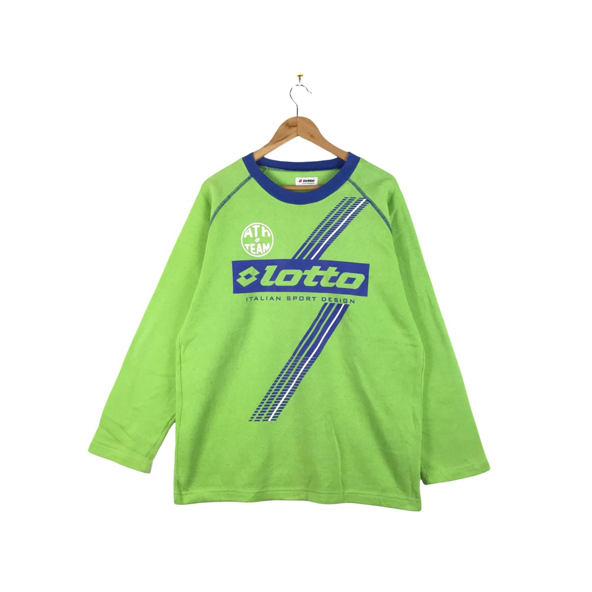 Vintage Lotto Pullover Sweatshirt/Schwarz Farbe Sportwear Crewneck Große Größe Vintage Lotto Pullover Sweatshirt/Schwarz Farbe Sportwear Crewneck Große Größe von punklabi88