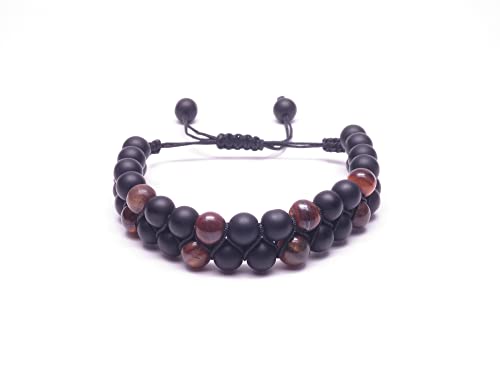punkto. Modisches geknüpftes Makramee Herrenarmband | Braun/Schwarz|Armband für Männer mit hochwertigen Onyx/Tigerauge Natursteinperlen | Handgefertigt | Tolle Geschenkidee punkto. Modisches geknüpftes Makramee Herrenarmband | Braun/Schwarz|Armband für Männer mit hochwertigen Onyx/Tigerauge Natursteinperlen | Handgefertigt | Tolle Geschenkidee von punkto.