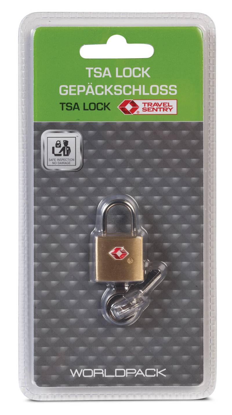 punta - Worldpack TSA Gepäckschloss *gold Gold von punta