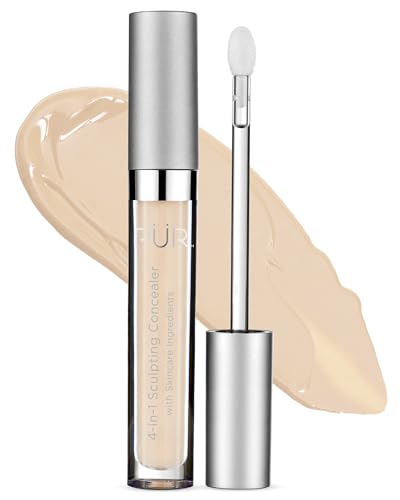 PUR Beauty 4-in-1 Sculpting Concealer für Frauen – kaschiert, hellt, aufpolstert und korrigiert – feuchtigkeitsspendender und feuchtigkeitsspendender Make-up-Concealer mit mittlerer bis voller PUR Beauty 4-in-1 Sculpting Concealer für Frauen – kaschiert, hellt, aufpolstert und korrigiert – feuchtigkeitsspendender und feuchtigkeitsspendender Make-up-Concealer mit mittlerer bis voller von purcosmetics