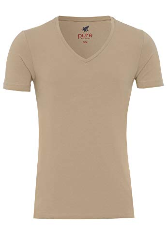 3398-92998 Pure V-Neck T-Shirt Doppelpack von pure h. tico