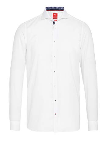 4020-718 Pure- City Hemd Red Langarm von pure h. tico